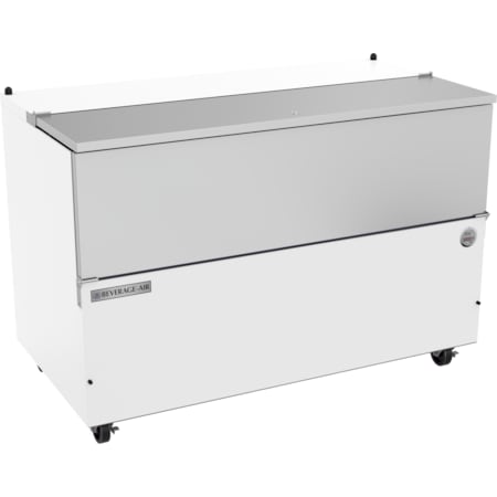 Beverage-Air Milk Cooler, Cold Wall, White, 22.63 cu. ft., Single Access SM58HC-W